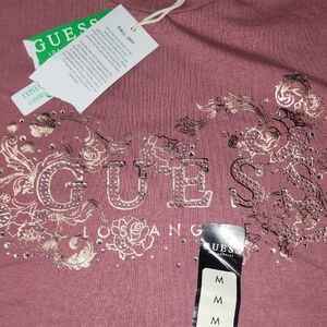 Guess Mauve Embellished Sweatshirt